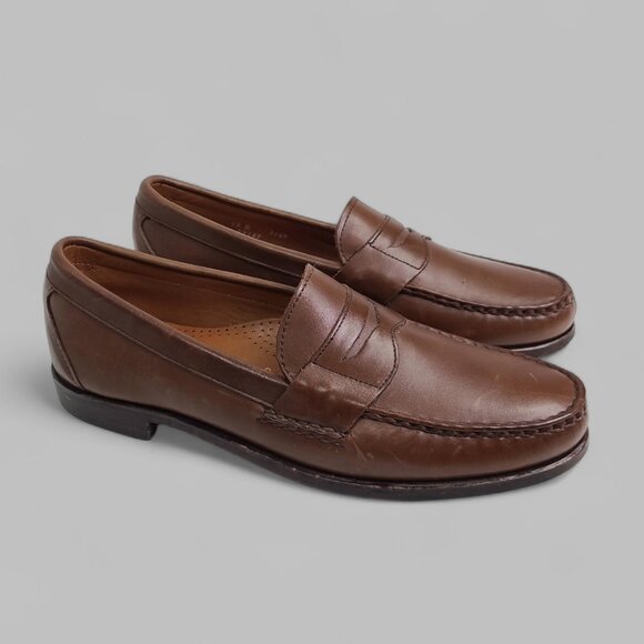 Allen Edmonds Cavanaugh Penny Slip-on Loafer - Walnut Burnished Calfskin 12 B main image 6